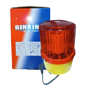 چراغLED گردان 220ولت قرمز بزرگ