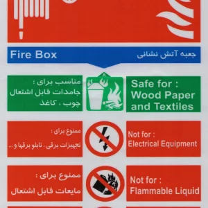 شبرنگ دستورالعمل جعبه آتش نشانی