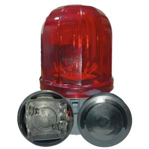 چراغ چشمک زن آهنربایی باطری خورقرمز