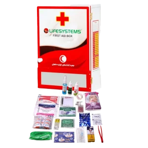 جعبه دیواری کمکهای اولیه کوچک ماهان