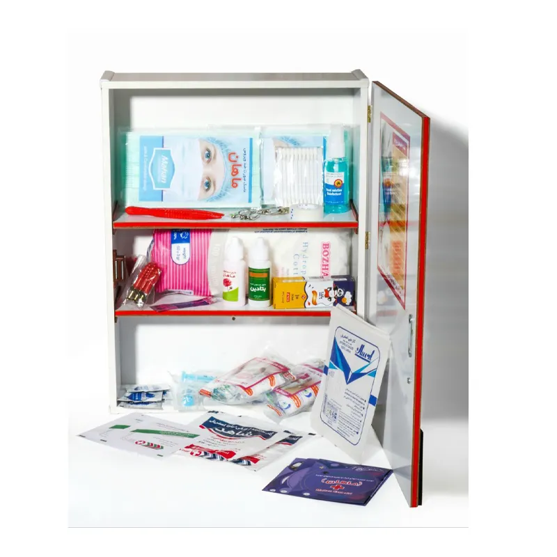 جعبه دیواری کمکهای اولیه بزرگ ماهان