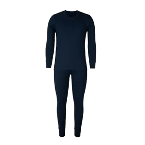 ست لباس گرم سرمه ای نخی