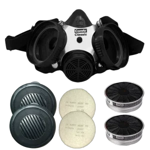 پک ماسک نیم صورت MSA Comfo Classicبافیلترنوارمشکی